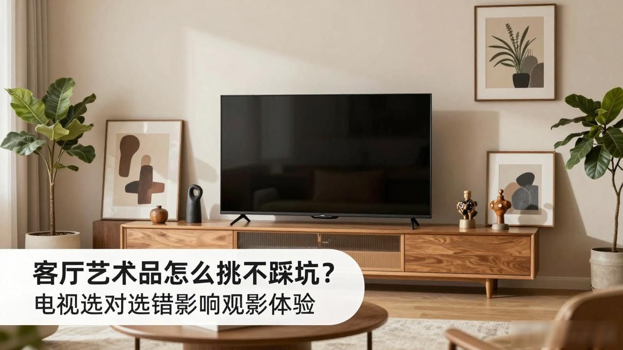 客厅艺术品怎么挑不踩坑？电视选对选错影响观影体验