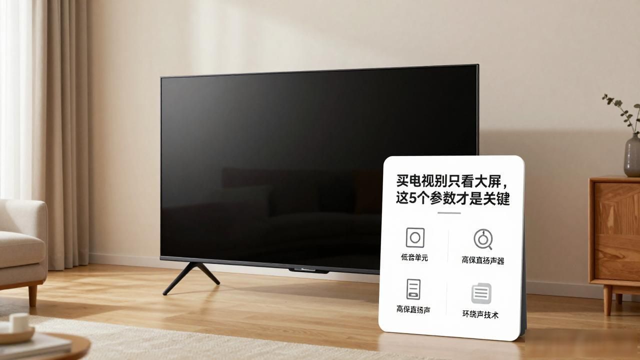 买电视别只看大屏，这5个参数才是关键