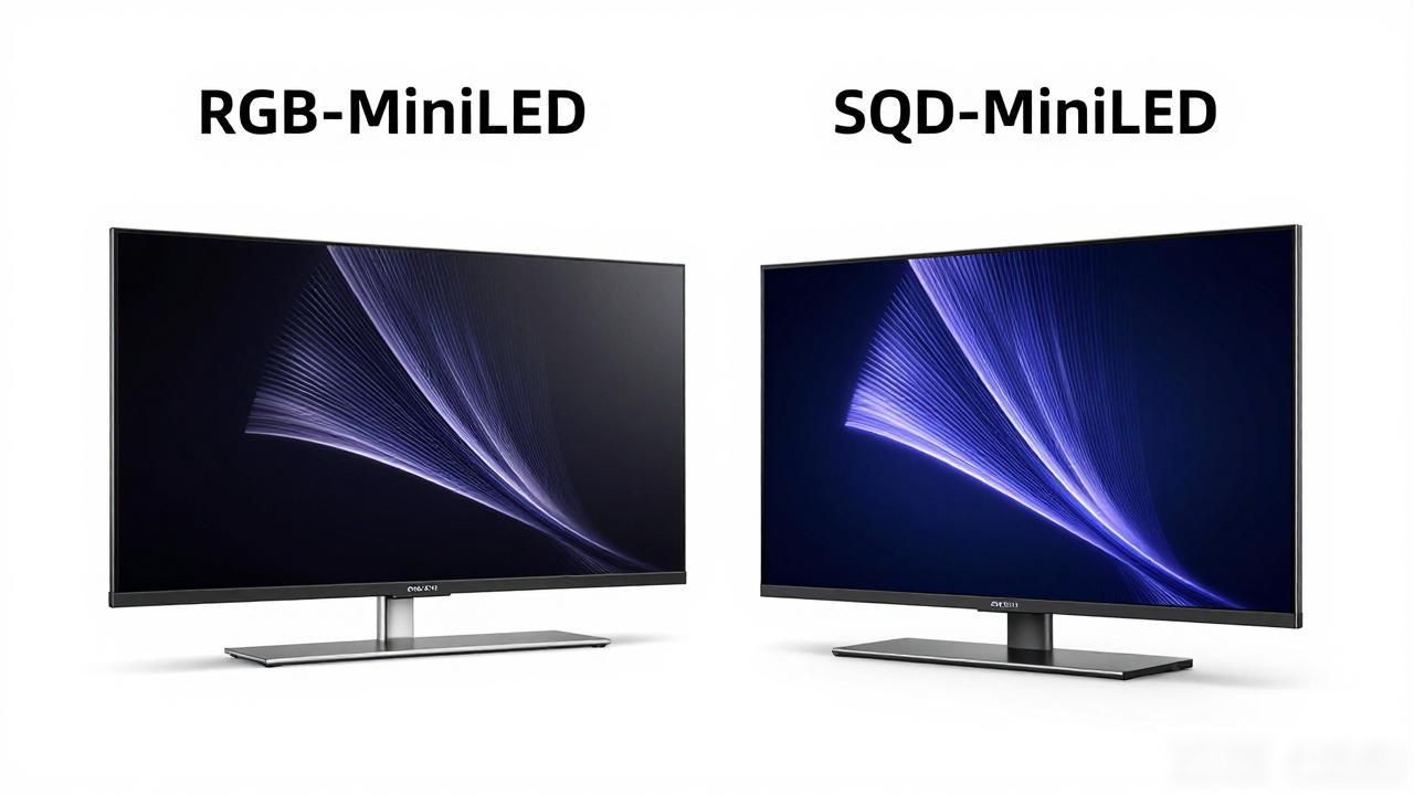 RGB-MiniLED 和 SQD-MiniLED 哪个好?