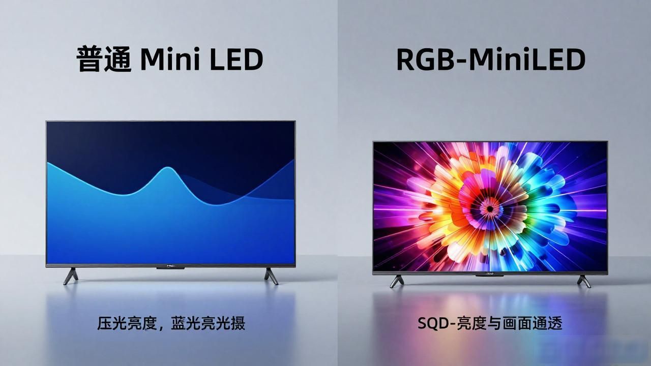 RGB-MiniLED 和 SQD-MiniLED 哪个好?